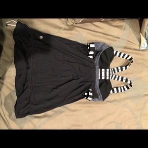 Lulu lemon workout top with sport bra attached